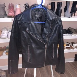 Top shop Black Leather Jacket